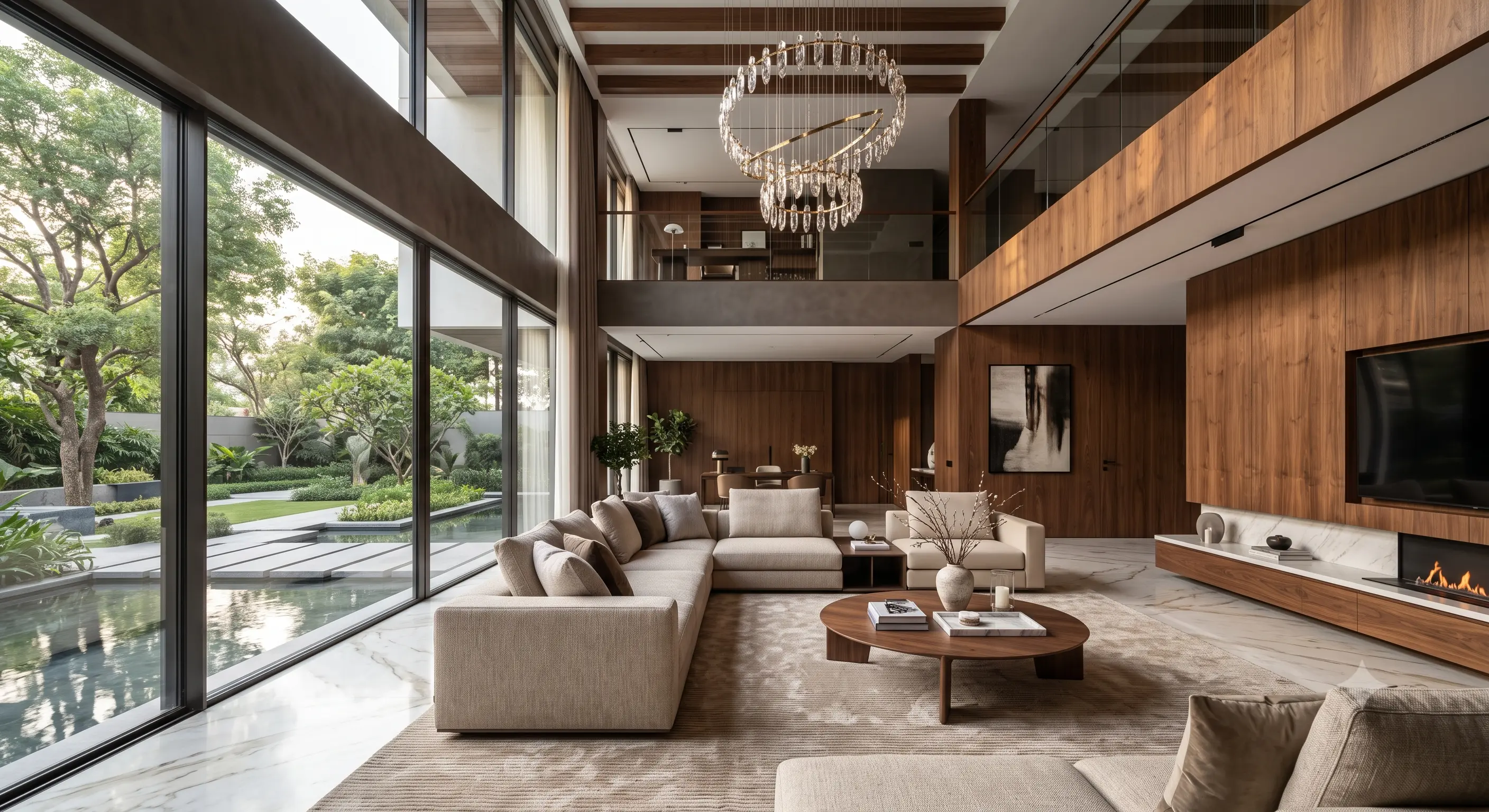 Luxury interior designed by The Square Homes